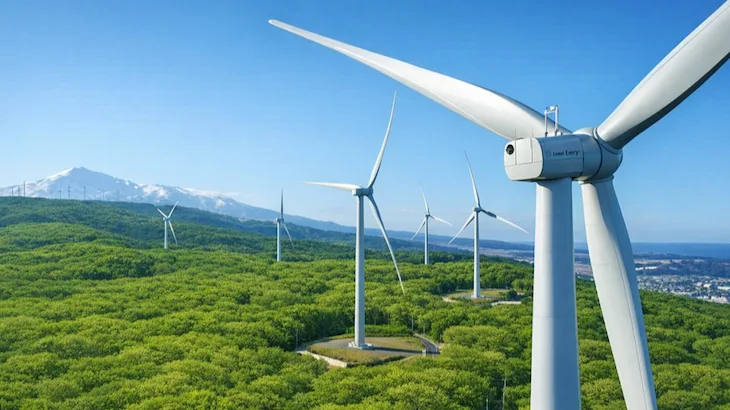 Image of "Eurus Nishime Wind Farm."