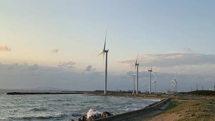 Image of "Eurus Akitako Wind Farm."