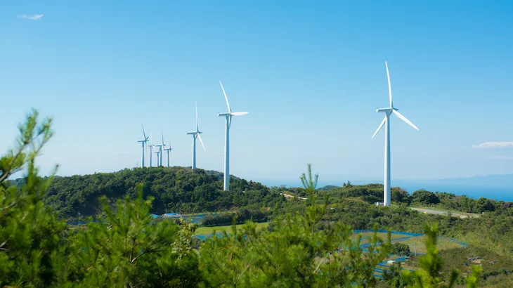 Image of "Eurus Aridagawa Wind Farm."
