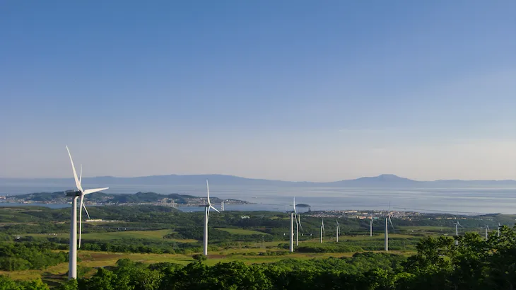 Image of "Eurus Date Kogane Wind Farm."