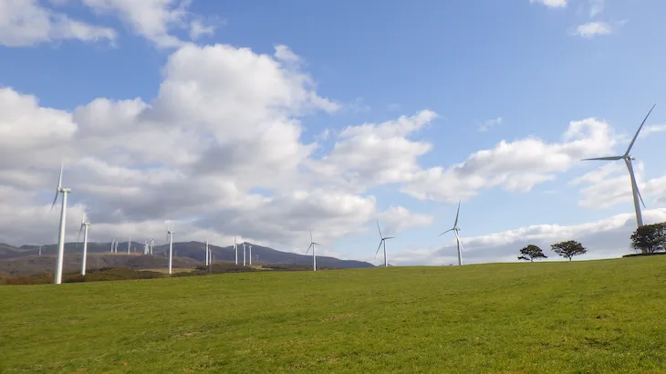 Image of "Eurus Date Kogane Wind Farm."