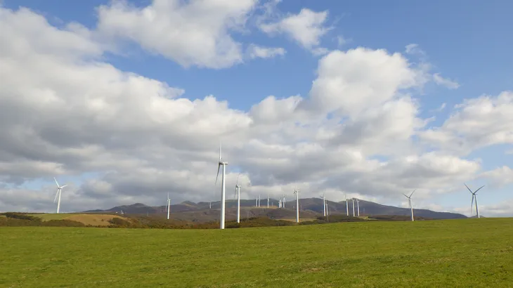 Image of "Eurus Date Kogane Wind Farm."
