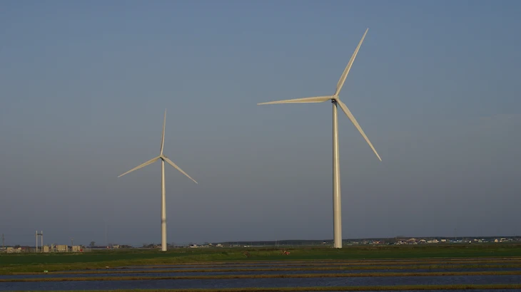 Image of "Eurus Esashi Wind Farm."