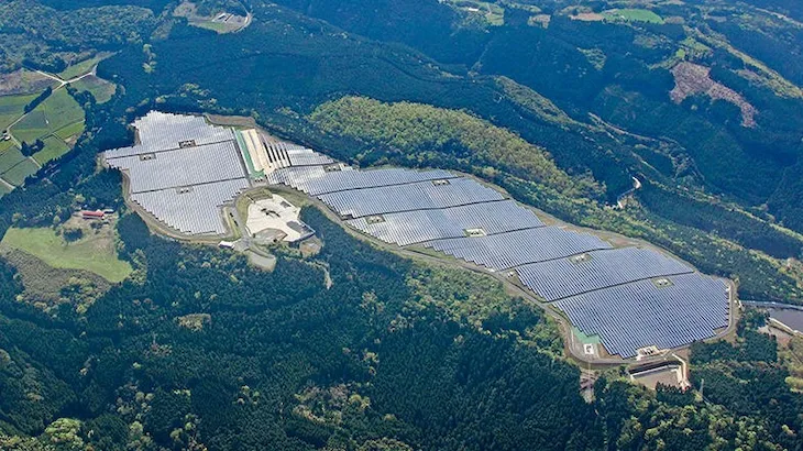 Image of "Eurus Kagoshima Yusui Solar Park."