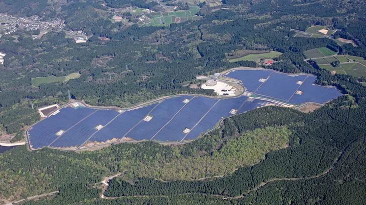 Image of "Eurus Kagoshima Yusui Solar Park."
