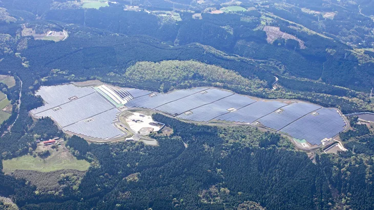 Image of "Eurus Kagoshima Yusui Solar Park."