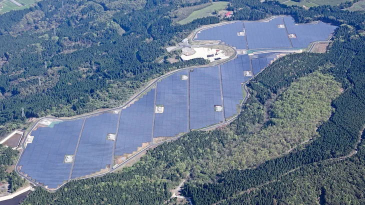 Image of "Eurus Kagoshima Yusui Solar Park."