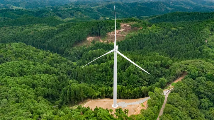 Image of "Eurus Akita Kotooka Wind Farm."