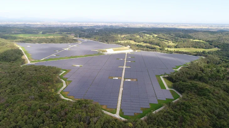 Image of "Miyagi Osato Solar Park."