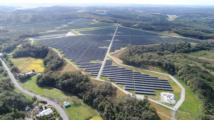 Image of "Miyagi Osato Solar Park."