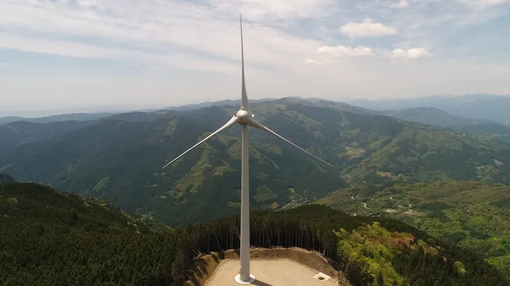 Image of "Eurus Otoyo Wind Farm."