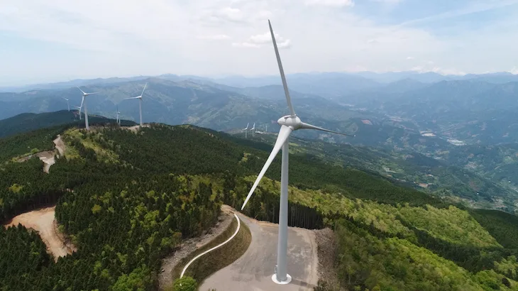 Image of "Eurus Otoyo Wind Farm."