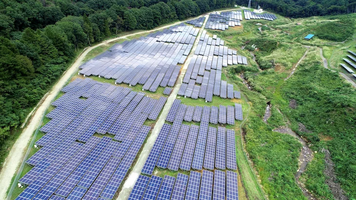 Image of "Queens Solar Farm."