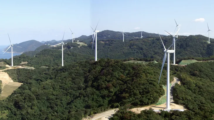 Image of "Eurus Shin Izumo Wind Farm."
