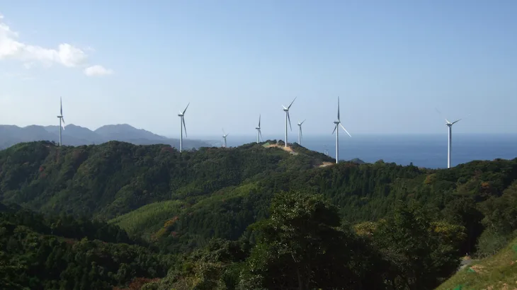 Image of "Eurus Shin Izumo Wind Farm."