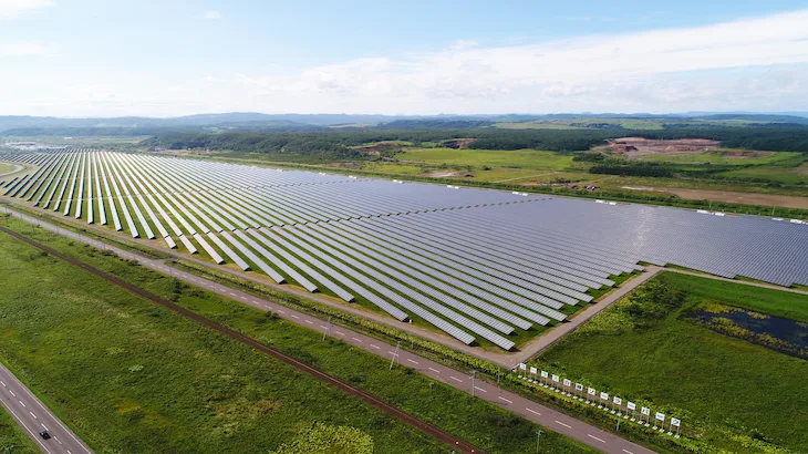Image of "Eurus Shiranuka Solar Park."