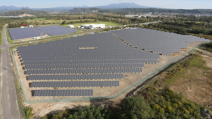 Image of "Eurus Shiraoi Solar Park."