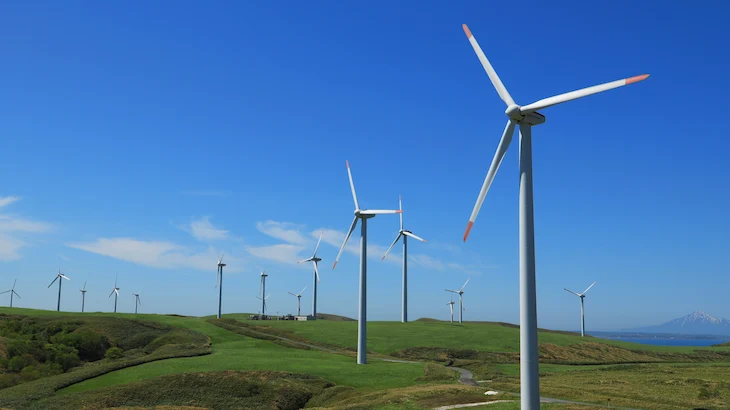 Image of "Eurus Soya Misaki Wind Farm."