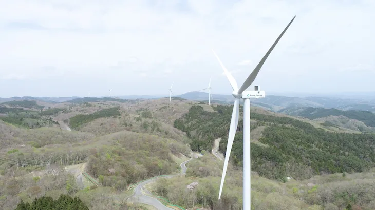 Image of "Eurus Tabito Wind Farm."
