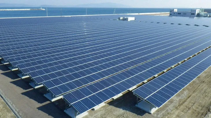 Image of "Eurus Tokushima Rinku Solar Park."