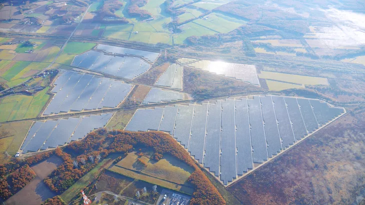 Image of "Eurus Tomatoh Abira Solar Park."