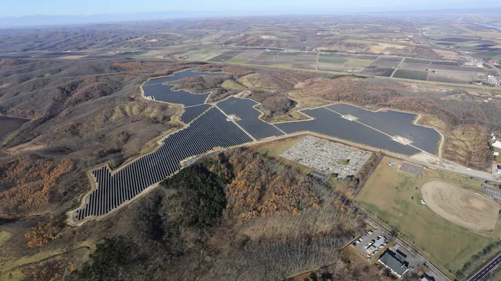 Image of "Eurus Toyokoro Solar Park."