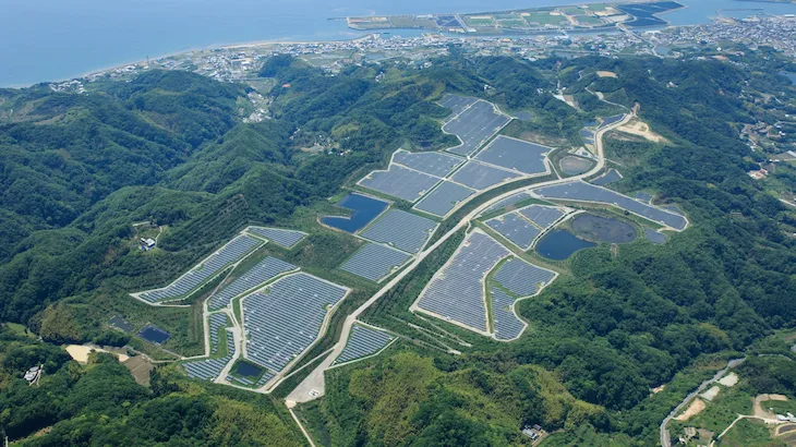 Image of "Eurus Tsunahigashi Solar Park."
