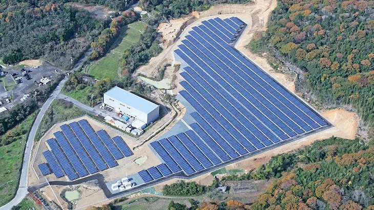 Image of "Eurus Ube Solar Park."
