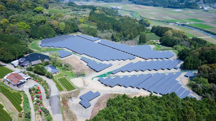 Image of "Eurus Ureshino Yoshida Solar Park."