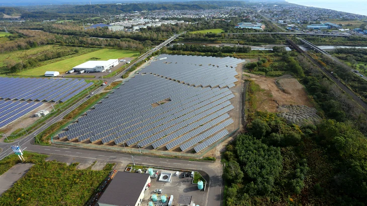 Image of "Eurus Shiraoi Solar Park."