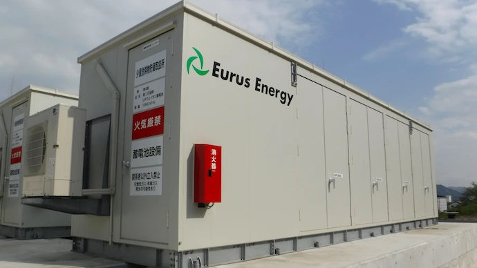 系統用蓄電池の写真