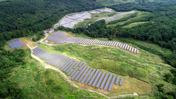 クイーンズ太陽光発電所の画像です